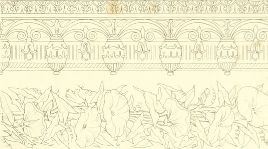 An illustration from A Compilation of splendid ornamental design from foreign works of recent production, 1835, leaf 24