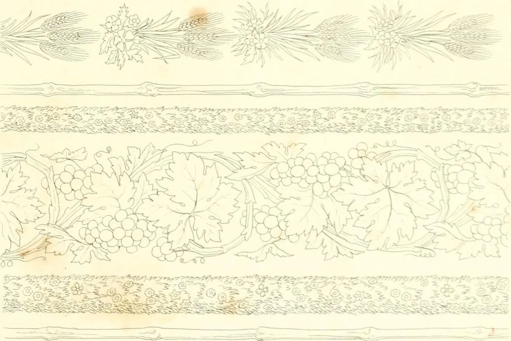 An illustration from A Compilation of splendid ornamental design from foreign works of recent production, 1835, leaf 24
