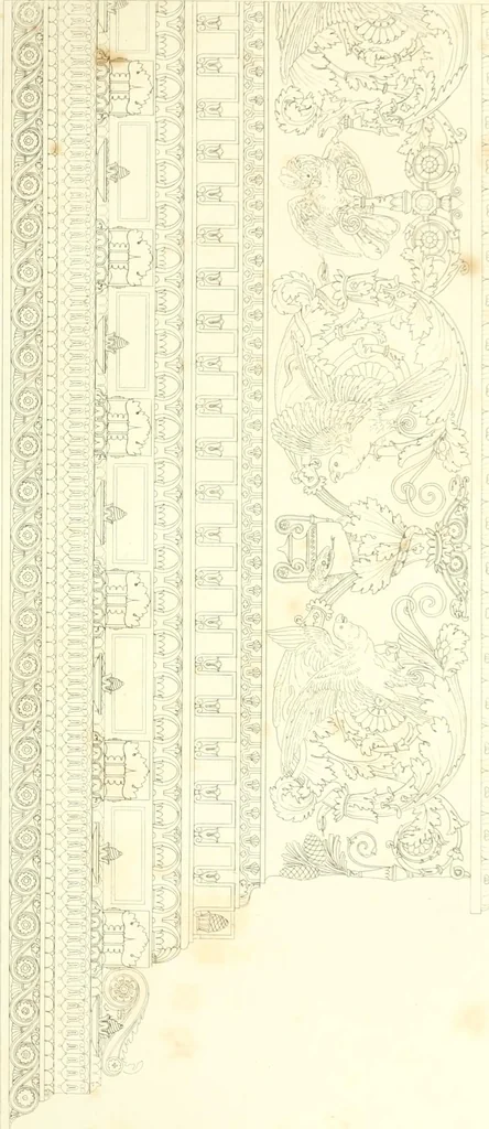 An illustration from A Compilation of splendid ornamental design from foreign works of recent production, 1835, leaf 26