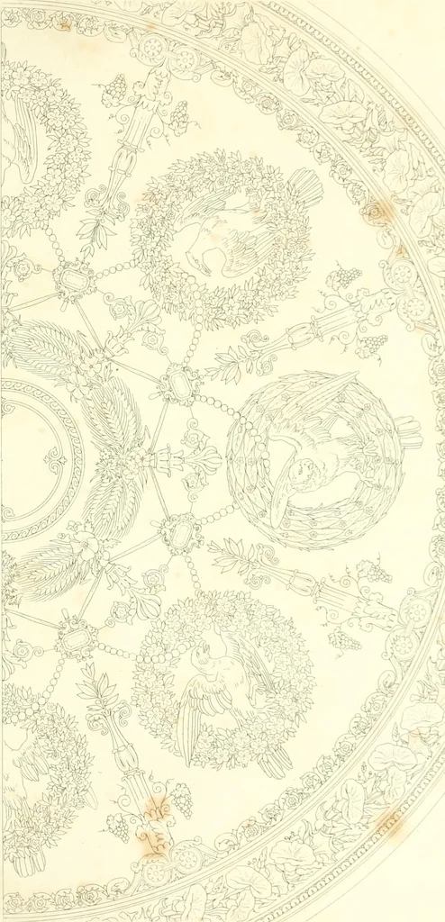 An illustration from A Compilation of splendid ornamental design from foreign works of recent production, 1835, leaf 28