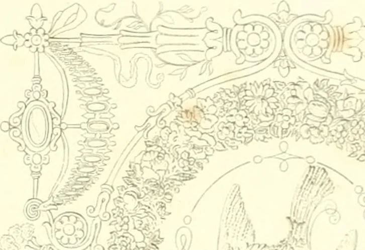 An illustration from A Compilation of splendid ornamental design from foreign works of recent production, 1835, leaf 38