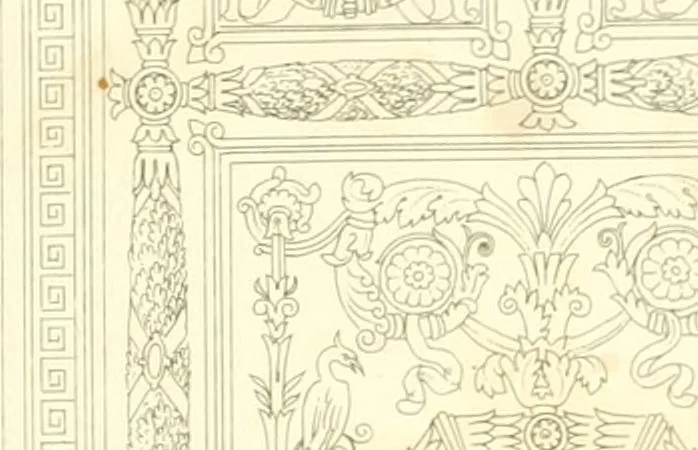 An illustration from A Compilation of splendid ornamental design from foreign works of recent production, 1835, leaf 52