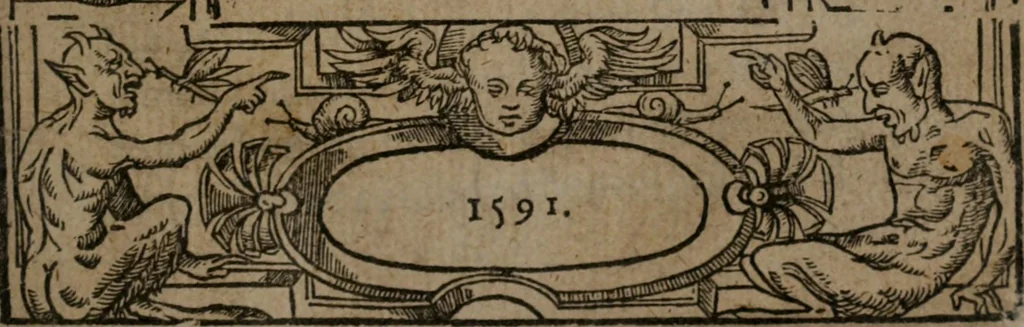 An illustration from Complaints : containing sundrie small poemes of the worlds vanitie. VVhereof the next page maketh mention, 1591, leaf 8