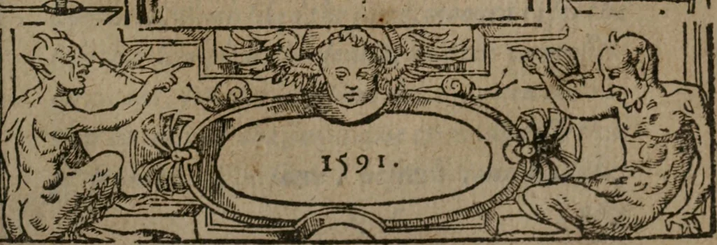An illustration from Complaints : containing sundrie small poemes of the worlds vanitie. VVhereof the next page maketh mention, 1591, leaf 88