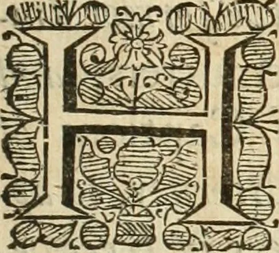 An illustration from The Compleat clerk, containing the best forms of all sorts of presidents, for conveyances and assurances; and other instruments now in use and practice. With the forms of bills, pleadings and answers in Chancery; as they were penned and perfected by eminent lawyers, and great conveyancers, both ancient and modern. Whereunto are added, divers presidents, which were wanting: and also some Saxon presidents; with the exposition of certain words, used in ancient charters: and the proper names of men and women: with additions of titles of honour, trades and occupations, cities, counties, bishopricks, names of offices, months and days; numbers of mony and weights, in Latin and English: with a computation of years .., 1677, leaf 8