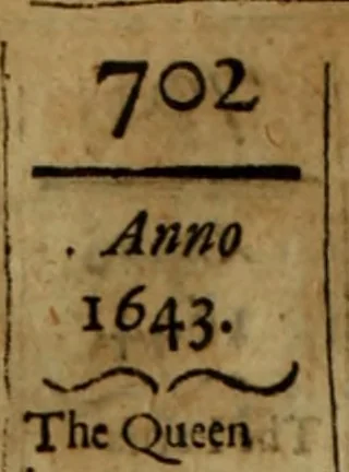 An illustration from A compleat history of the life and raigne of King Charles, : from his cradle to his grave., 1658, leaf 741
