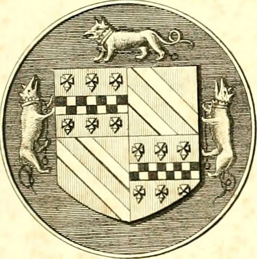 An illustration from A complete body of heraldry : containing, an historical enquiry into the origin of armories, and the rise and progress of heraldry, considered as a science ..., 1780, leaf 212