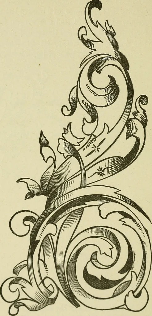 An illustration from The complete carriage and wagon painter : a concise compendium of the art of painting carriages, wagons and sleighs, embracing full directions in all the various branches, including lettering, scrolling, ornamenting, striping, varnishing and coloring, with numerous recipes for mixing colors, 1903, leaf 115