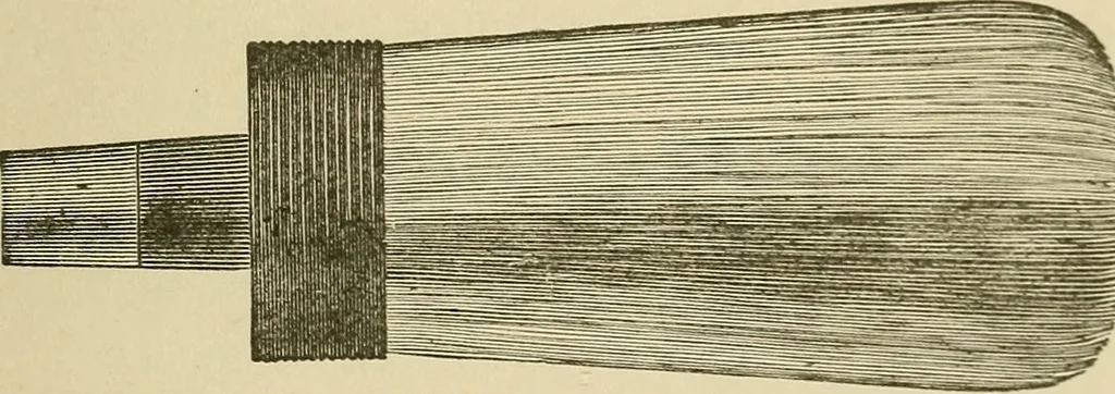 An illustration from The complete carriage and wagon painter : a concise compendium of the art of painting carriages, wagons and sleighs, embracing full directions in all the various branches, including lettering, scrolling, ornamenting, striping, varnishing and coloring, with numerous recipes for mixing colors, 1903, leaf 14