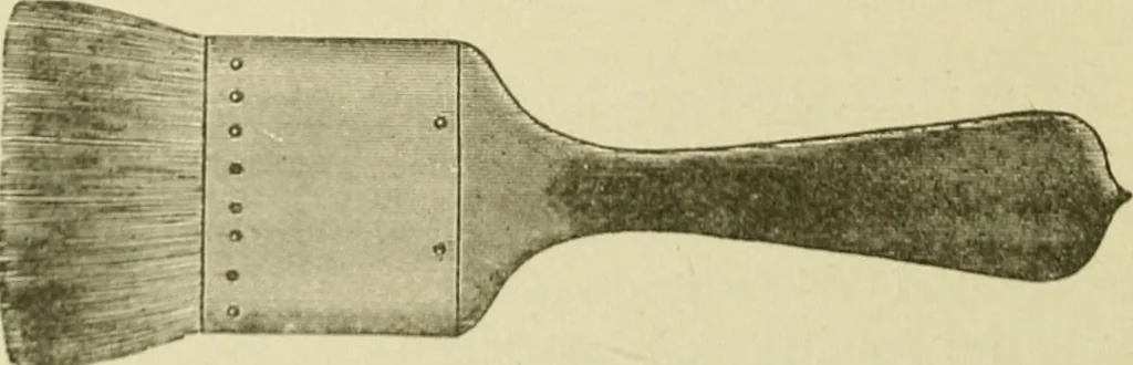 An illustration from The complete carriage and wagon painter : a concise compendium of the art of painting carriages, wagons and sleighs, embracing full directions in all the various branches, including lettering, scrolling, ornamenting, striping, varnishing and coloring, with numerous recipes for mixing colors, 1903, leaf 15