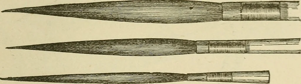 An illustration from The complete carriage and wagon painter : a concise compendium of the art of painting carriages, wagons and sleighs, embracing full directions in all the various branches, including lettering, scrolling, ornamenting, striping, varnishing and coloring, with numerous recipes for mixing colors, 1903, leaf 54