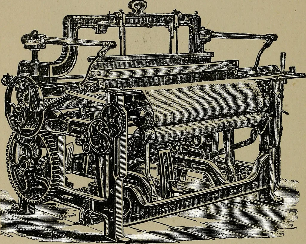An illustration from A complete dictionary of dry goods and history of silk, linen, wool and other fibrous substances, 1892, leaf 393