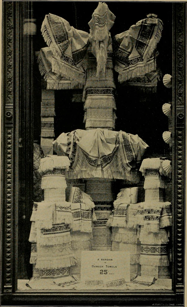 An illustration from A complete dictionary of dry goods and history of silk, linen, wool and other fibrous substances, 1892, leaf 473
