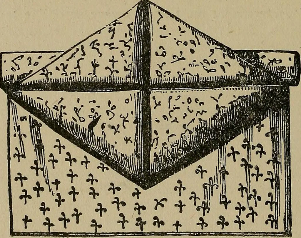 An illustration from A complete dictionary of dry goods and history of silk, linen, wool and other fibrous substances, 1892, leaf 503