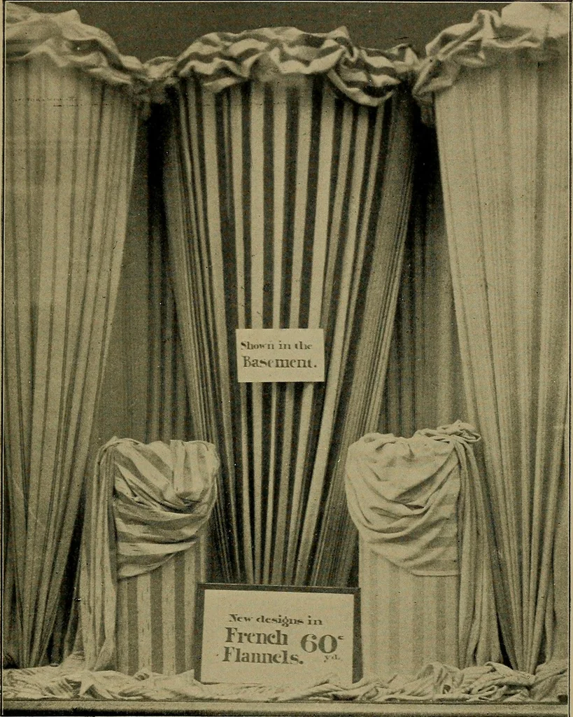 An illustration from A complete dictionary of dry goods and history of silk, linen, wool and other fibrous substances, 1892, leaf 528