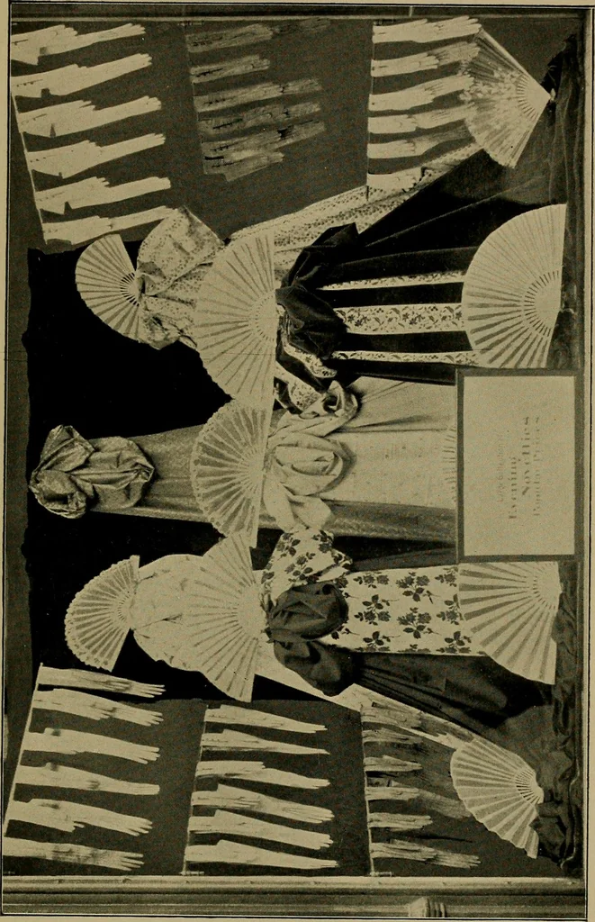 An illustration from A complete dictionary of dry goods and history of silk, linen, wool and other fibrous substances, 1892, leaf 542