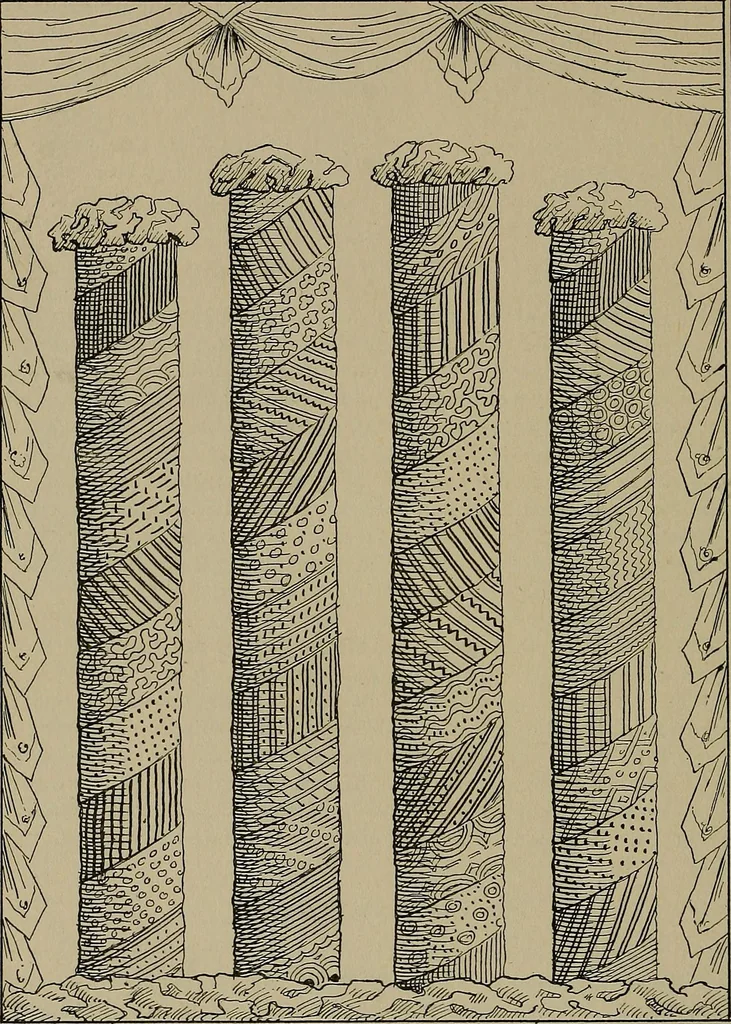 An illustration from A complete dictionary of dry goods and history of silk, linen, wool and other fibrous substances, 1892, leaf 545
