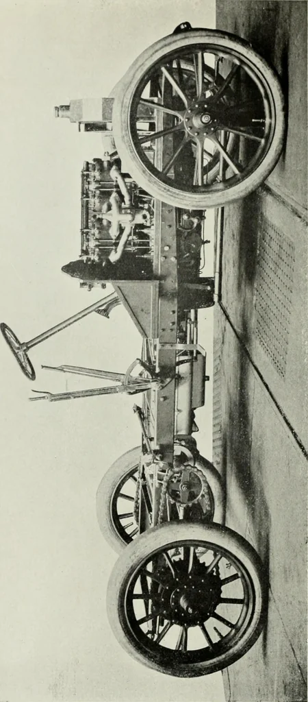 An illustration from The complete motorist, being an account of the evolution and construction of the modern motor-car; with notes on the selection, use, and maintenance of the same; and on the pleasures of travel upon the public roads, 1905, leaf 101