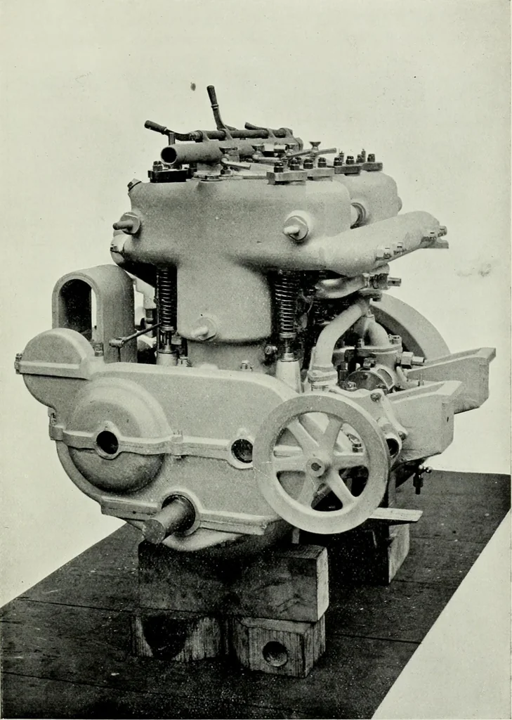 An illustration from The complete motorist, being an account of the evolution and construction of the modern motor-car; with notes on the selection, use, and maintenance of the same; and on the pleasures of travel upon the public roads, 1905, leaf 104