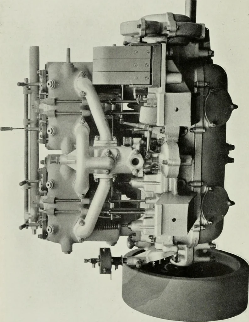 An illustration from The complete motorist, being an account of the evolution and construction of the modern motor-car; with notes on the selection, use, and maintenance of the same; and on the pleasures of travel upon the public roads, 1905, leaf 105