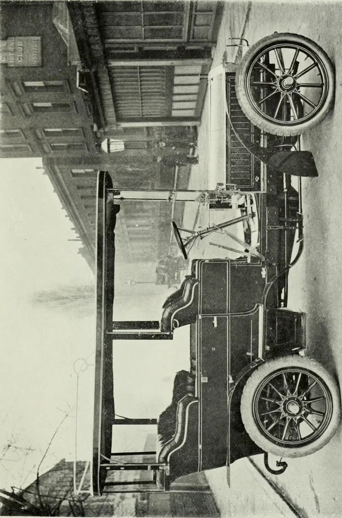 An illustration from The complete motorist, being an account of the evolution and construction of the modern motor-car; with notes on the selection, use, and maintenance of the same; and on the pleasures of travel upon the public roads, 1905, leaf 124