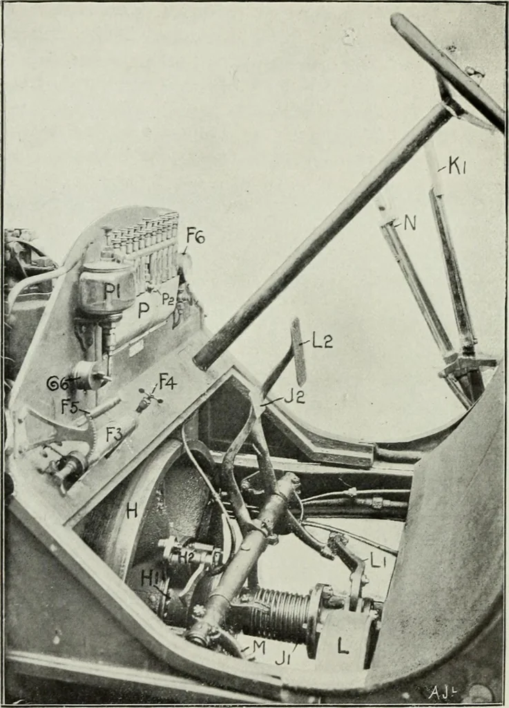 An illustration from The complete motorist, being an account of the evolution and construction of the modern motor-car; with notes on the selection, use, and maintenance of the same; and on the pleasures of travel upon the public roads, 1905, leaf 139