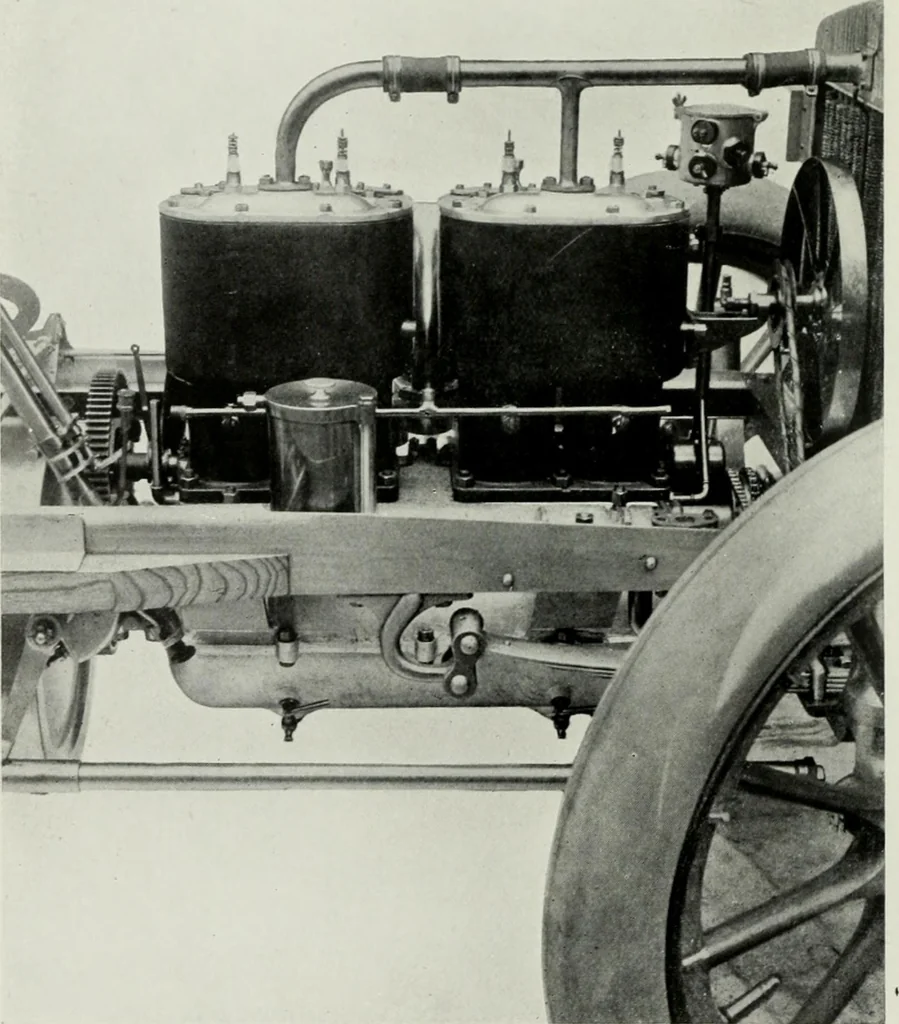 An illustration from The complete motorist, being an account of the evolution and construction of the modern motor-car; with notes on the selection, use, and maintenance of the same; and on the pleasures of travel upon the public roads, 1905, leaf 165