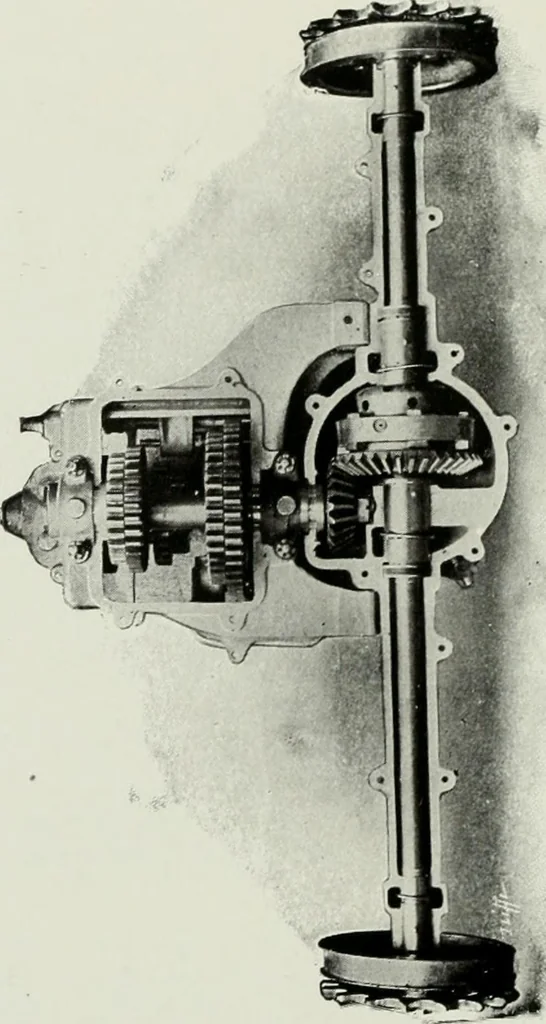 An illustration from The complete motorist, being an account of the evolution and construction of the modern motor-car; with notes on the selection, use, and maintenance of the same; and on the pleasures of travel upon the public roads, 1905, leaf 167