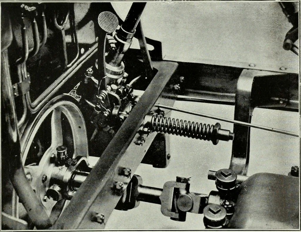 An illustration from The complete motorist, being an account of the evolution and construction of the modern motor-car; with notes on the selection, use, and maintenance of the same; and on the pleasures of travel upon the public roads, 1905, leaf 174