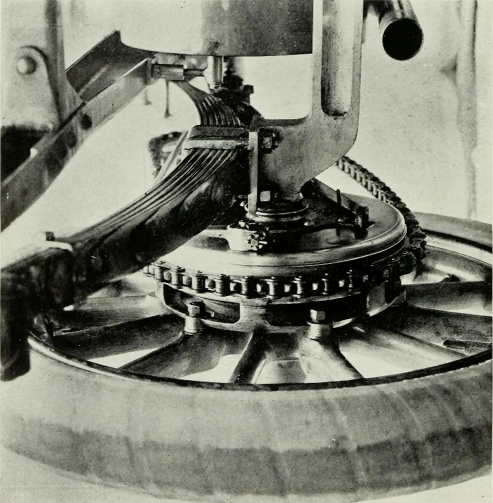 An illustration from The complete motorist, being an account of the evolution and construction of the modern motor-car; with notes on the selection, use, and maintenance of the same; and on the pleasures of travel upon the public roads, 1905, leaf 175