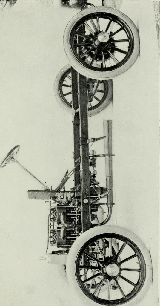 An illustration from The complete motorist, being an account of the evolution and construction of the modern motor-car; with notes on the selection, use, and maintenance of the same; and on the pleasures of travel upon the public roads, 1905, leaf 198