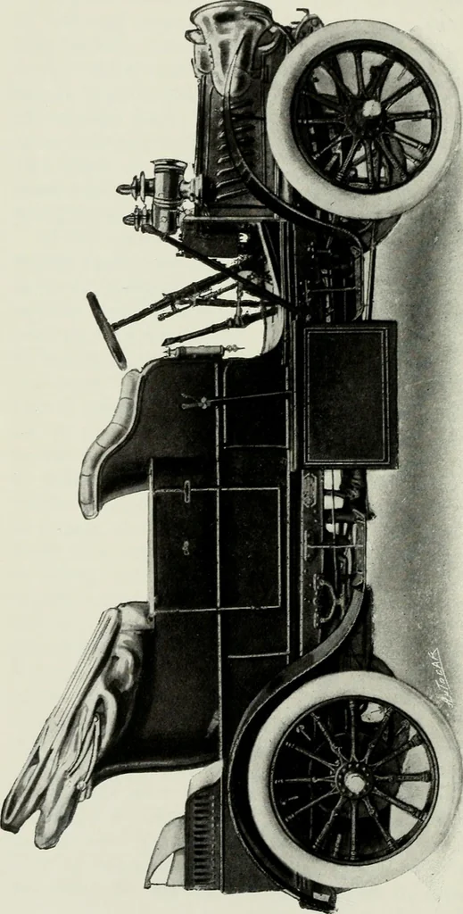 An illustration from The complete motorist, being an account of the evolution and construction of the modern motor-car; with notes on the selection, use, and maintenance of the same; and on the pleasures of travel upon the public roads, 1905, leaf 229