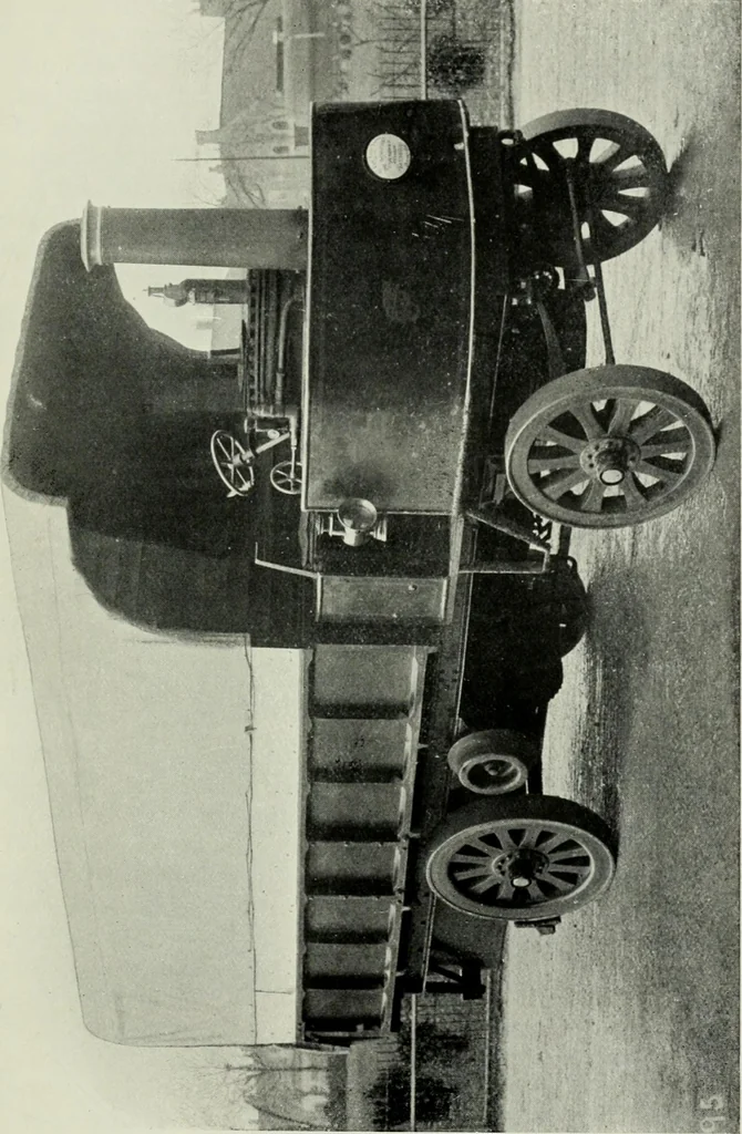 An illustration from The complete motorist, being an account of the evolution and construction of the modern motor-car; with notes on the selection, use, and maintenance of the same; and on the pleasures of travel upon the public roads, 1905, leaf 276