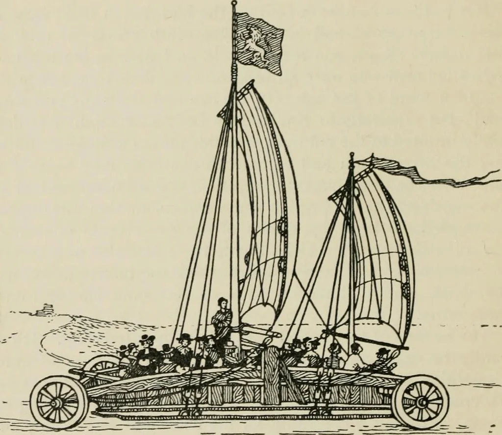 An illustration from The complete motorist, being an account of the evolution and construction of the modern motor-car; with notes on the selection, use, and maintenance of the same; and on the pleasures of travel upon the public roads, 1905, leaf 31