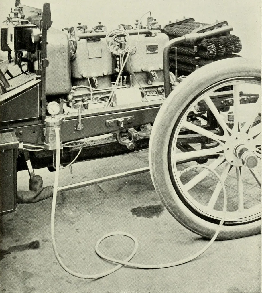 An illustration from The complete motorist, being an account of the evolution and construction of the modern motor-car; with notes on the selection, use, and maintenance of the same; and on the pleasures of travel upon the public roads, 1905, leaf 382