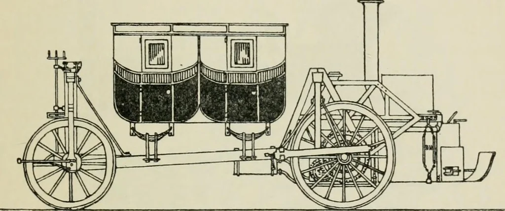 An illustration from The complete motorist, being an account of the evolution and construction of the modern motor-car; with notes on the selection, use, and maintenance of the same; and on the pleasures of travel upon the public roads, 1905, leaf 42
