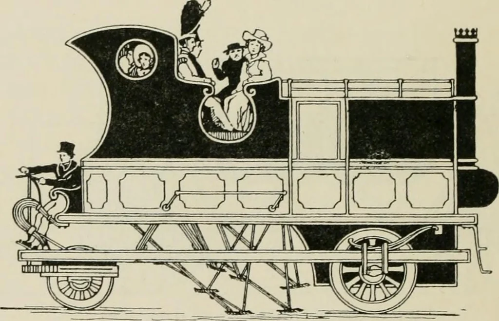 An illustration from The complete motorist, being an account of the evolution and construction of the modern motor-car; with notes on the selection, use, and maintenance of the same; and on the pleasures of travel upon the public roads, 1905, leaf 43
