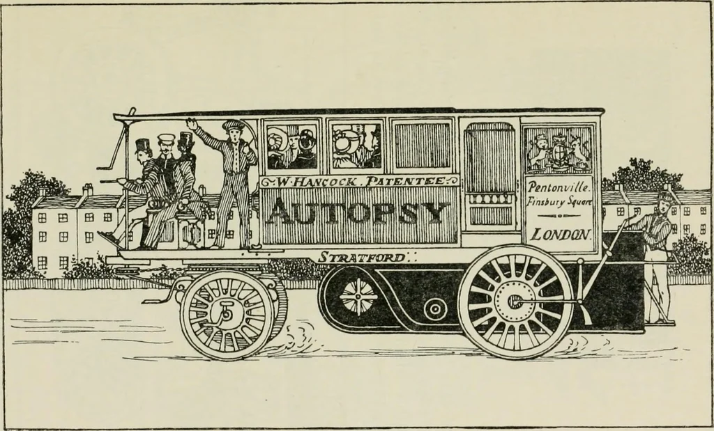 An illustration from The complete motorist, being an account of the evolution and construction of the modern motor-car; with notes on the selection, use, and maintenance of the same; and on the pleasures of travel upon the public roads, 1905, leaf 48