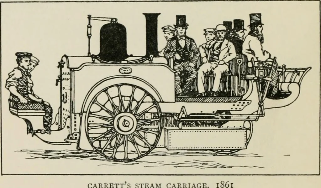 An illustration from The complete motorist, being an account of the evolution and construction of the modern motor-car; with notes on the selection, use, and maintenance of the same; and on the pleasures of travel upon the public roads, 1905, leaf 51