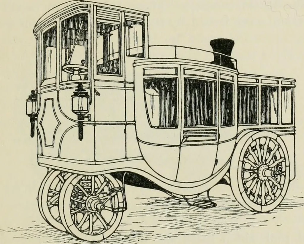An illustration from The complete motorist, being an account of the evolution and construction of the modern motor-car; with notes on the selection, use, and maintenance of the same; and on the pleasures of travel upon the public roads, 1905, leaf 52