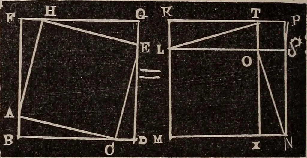 An illustration from A complete and practical solution book for the common school teacher, 1899, leaf 151