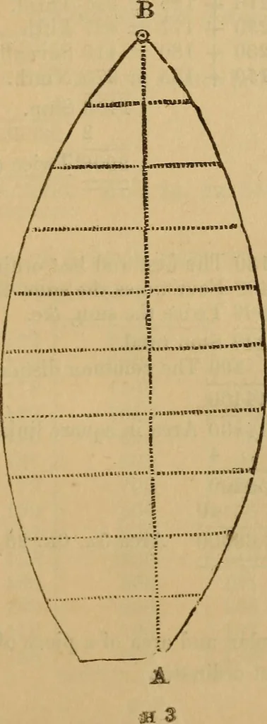 An illustration from A complete treatise on practical land-surveying, in seven parts;, 1839, leaf 124