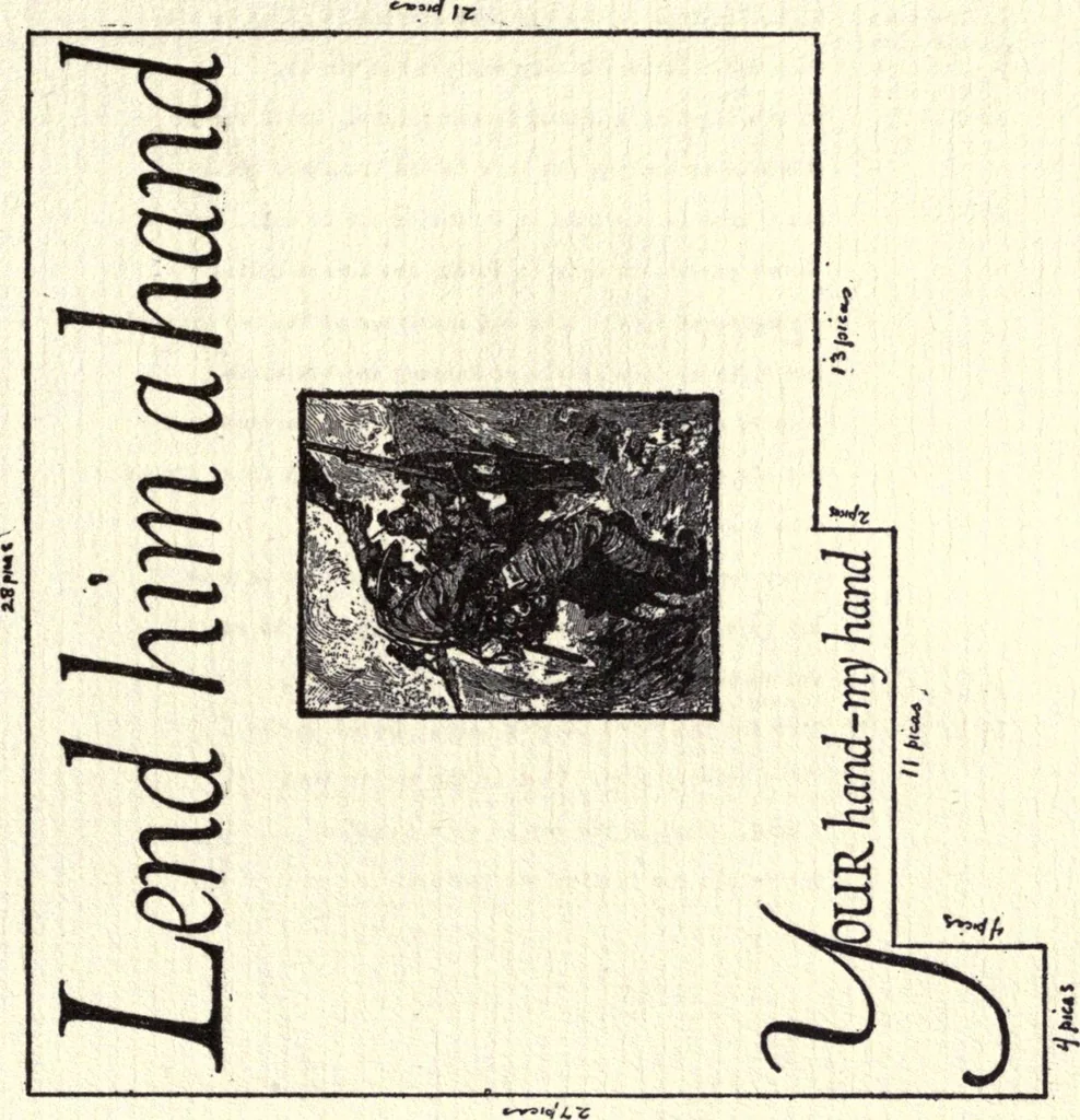 An illustration from Composing room management; a survey of present conditions and a discussion in detail of possible improvements, 1918, leaf 102