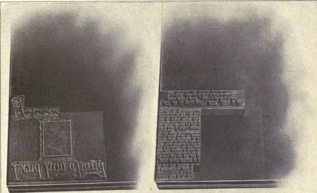 An illustration from Composing room management; a survey of present conditions and a discussion in detail of possible improvements, 1918, leaf 106