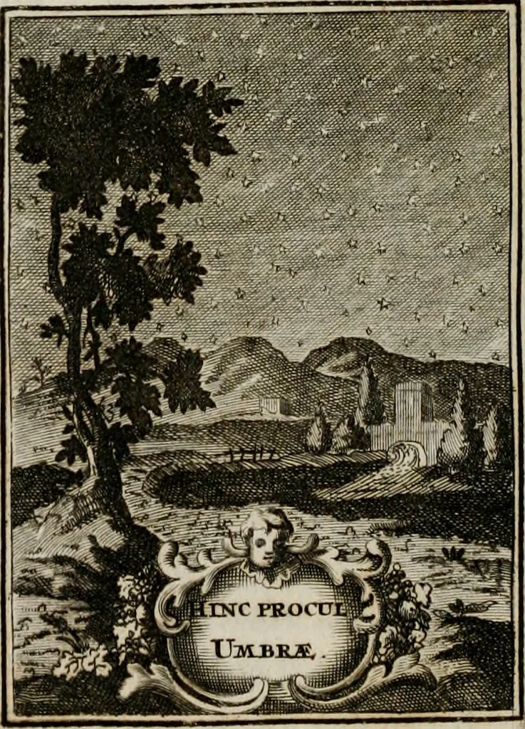 An illustration from Conceptvs chronographicvs de concepta sacra Deipara : Septingentis Sacrae Scripturae, ss. patrum, ac rationum, nec non historiarum, symbolorum, antiquitatum, et anagrammatum suffragiis roboratus : ac totidem praefixis chronographicis, annum currentem prodentibus copiose instructus : occasione saeculi, hoc eodem anno septima vice absoluti, et celebrati, a patribus Benedictinis liberi, ac imperialis monasterii ad SS. Udalricum, & Afram, Augustae Vindelicorum, 1712, leaf 163