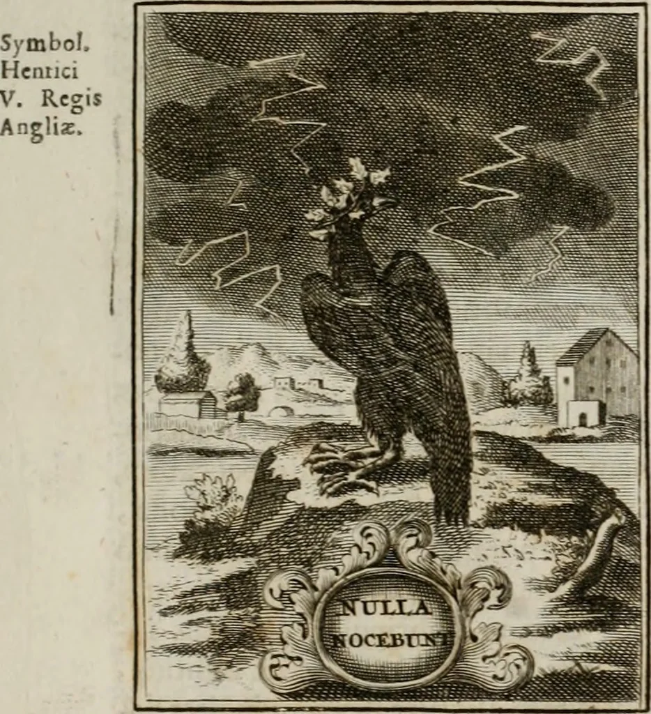 An illustration from Conceptvs chronographicvs de concepta sacra Deipara : Septingentis Sacrae Scripturae, ss. patrum, ac rationum, nec non historiarum, symbolorum, antiquitatum, et anagrammatum suffragiis roboratus : ac totidem praefixis chronographicis, annum currentem prodentibus copiose instructus : occasione saeculi, hoc eodem anno septima vice absoluti, et celebrati, a patribus Benedictinis liberi, ac imperialis monasterii ad SS. Udalricum, & Afram, Augustae Vindelicorum, 1712, leaf 208