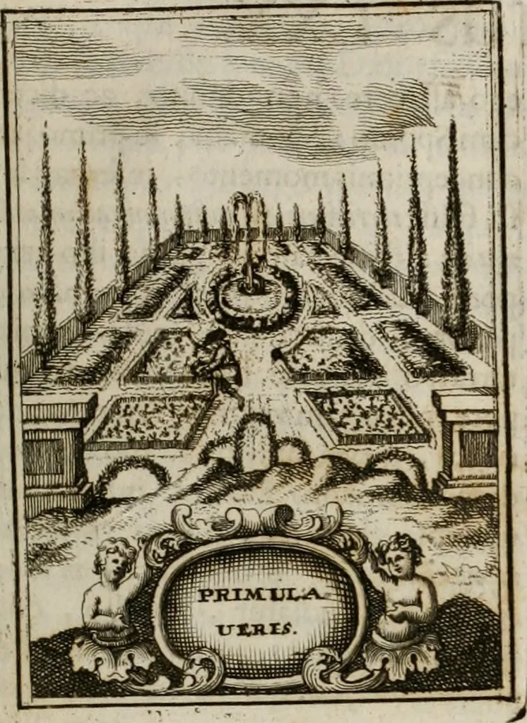An illustration from Conceptvs chronographicvs de concepta sacra Deipara : Septingentis Sacrae Scripturae, ss. patrum, ac rationum, nec non historiarum, symbolorum, antiquitatum, et anagrammatum suffragiis roboratus : ac totidem praefixis chronographicis, annum currentem prodentibus copiose instructus : occasione saeculi, hoc eodem anno septima vice absoluti, et celebrati, a patribus Benedictinis liberi, ac imperialis monasterii ad SS. Udalricum, & Afram, Augustae Vindelicorum, 1712, leaf 272