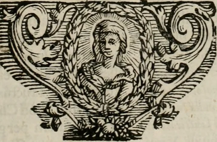 An illustration from Conceptvs chronographicvs de concepta sacra Deipara : Septingentis Sacrae Scripturae, ss. patrum, ac rationum, nec non historiarum, symbolorum, antiquitatum, et anagrammatum suffragiis roboratus : ac totidem praefixis chronographicis, annum currentem prodentibus copiose instructus : occasione saeculi, hoc eodem anno septima vice absoluti, et celebrati, a patribus Benedictinis liberi, ac imperialis monasterii ad SS. Udalricum, & Afram, Augustae Vindelicorum, 1712, leaf 98