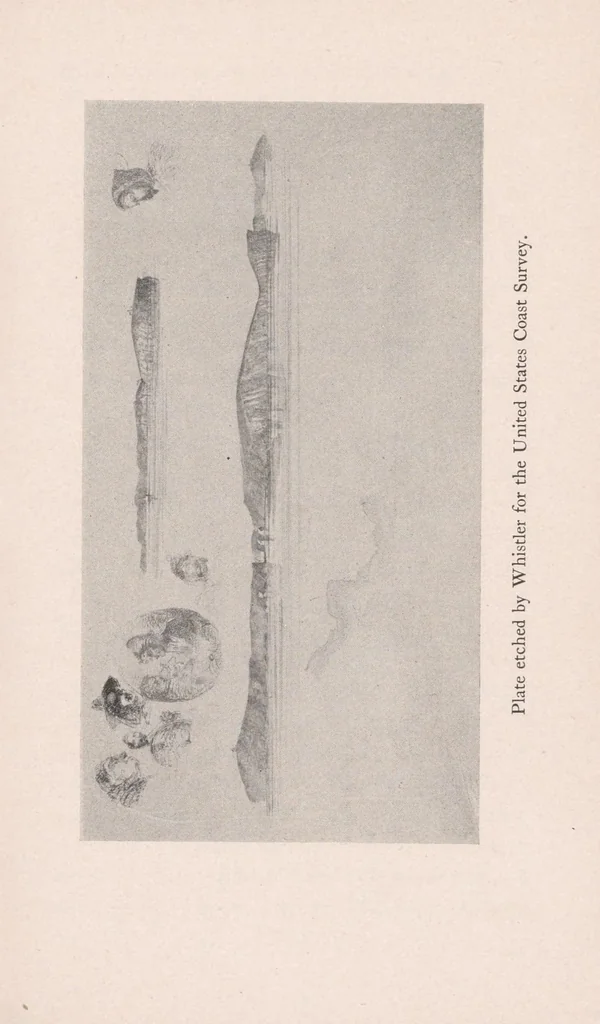 An illustration from Concerning the etchings of Mr. Whistler, 1904, leaf 17