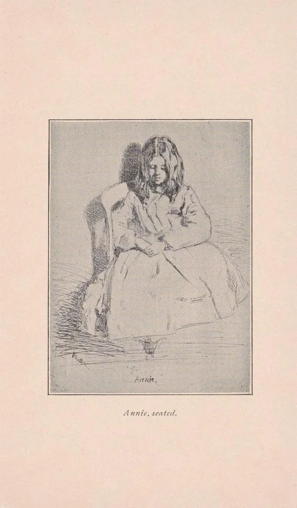 An illustration from Concerning the etchings of Mr. Whistler, 1899, leaf 9